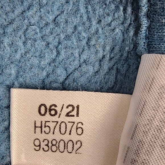 adidas Hoodie Mens XL Teal Blue All Over Print Fleece L/S Sweatshirt - Picture 6 of 7